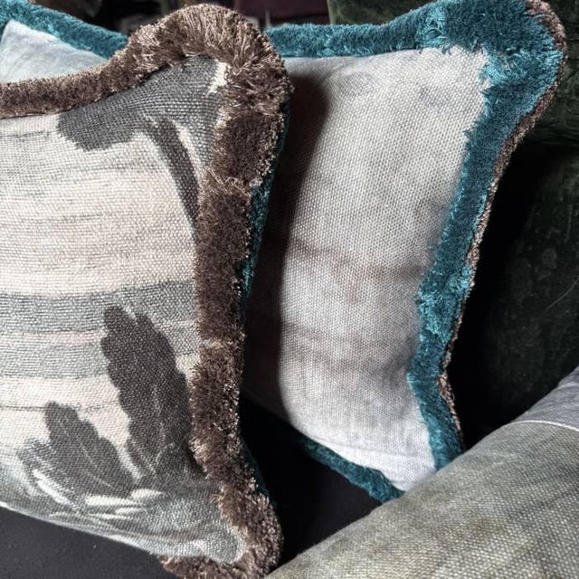 Yvain Cushion by Sohil Design For Sale - Image 6 of 7