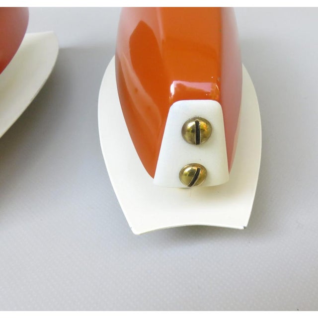 Space Age Brass Wall Lights from Kaiser, 1960s, Set of 2 For Sale - Image 17 of 18