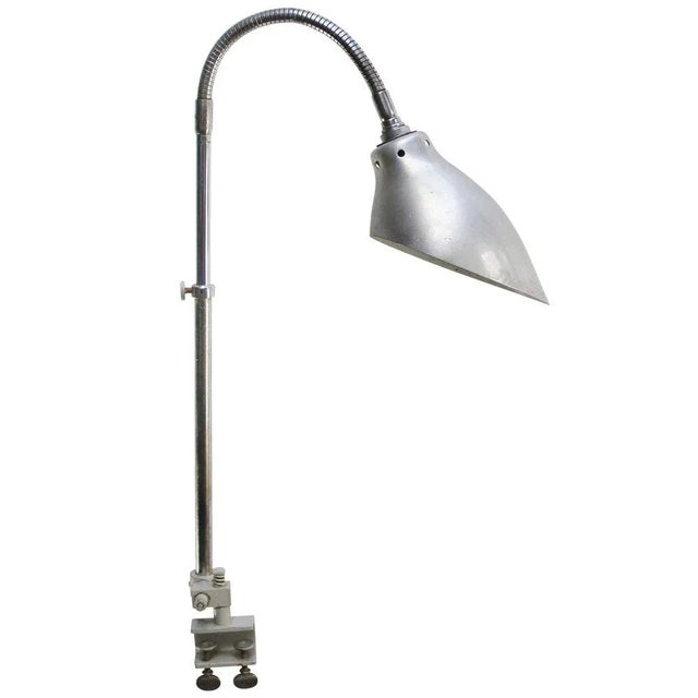 Metal Vintage Industrial Metal Machinist Table Light by Ki-É-Klair For Sale - Image 7 of 7