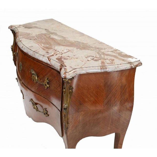 French Louis XV Bombe Commode For Sale - Image 6 of 9