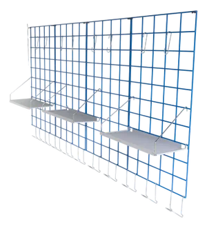Modular Blue Portarobe System by Piero Polato for Robots Milano
