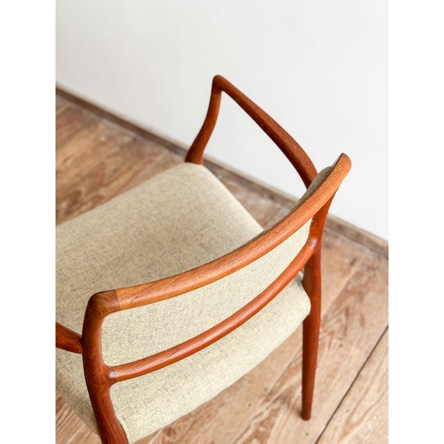 Mid-Century Model 65 Armchair by Niels Otto (N. O.) Møller for J. L. Mollers, 1968 For Sale - Image 13 of 17