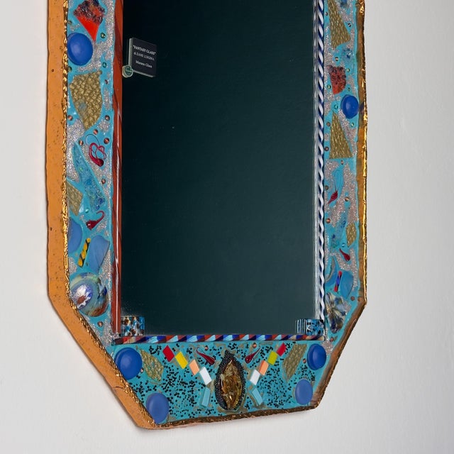 Mid-Century Modern Murano Glass Mosaic Mirror by Zane Luigina, Italy, 1990s For Sale - Image 13 of 18