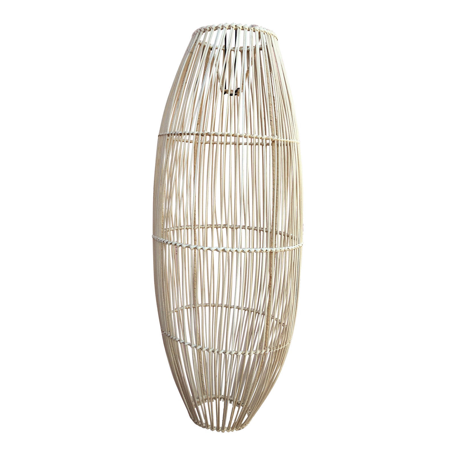 XXL Rattan Pendant Light Natural Rattan | Chairish