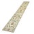 Persian Persian Sultanabad Wool 3x10 Ivory, Light Blue & Gold Handmade Runner Rug #1143675 For Sale - Image 3 of 4