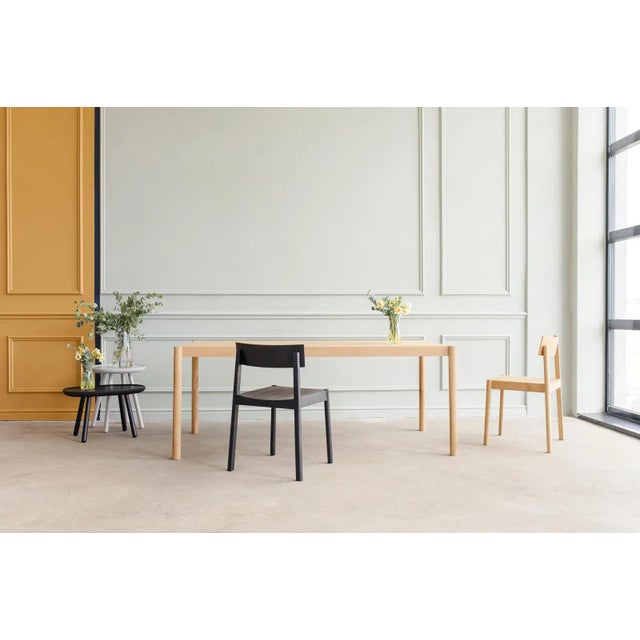 An elegant and clear design language is the main feature of the new Citizen dining table. Uncovered round legs here expose...