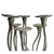 Metal Aluminum Candelabra Tree Roots Brutalist Tall Floor Multi Candle Holder For Sale - Image 7 of 7