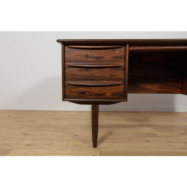 Mid-Century Modern Rosewood Desk by Svend Åge Madsen for Falster Møbelfabrik, Denmark, 1960s For Sale - Image 14 of 18