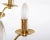 1970s Stilkronen Mid-Century Modern Nine Lights Gold Plate & Brass Chandelier Italy For Sale - Image 5 of 13