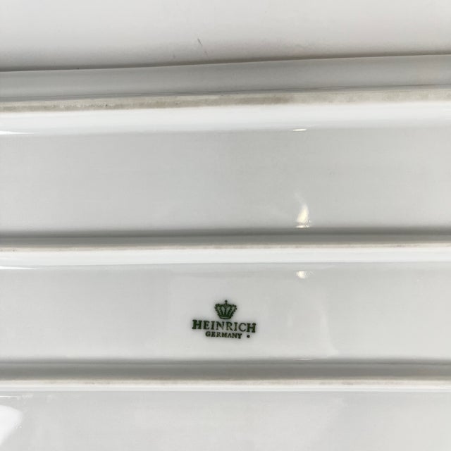 Blue Porcelain Cake Plate from Heinrich, Germany, 1950s For Sale - Image 6 of 8