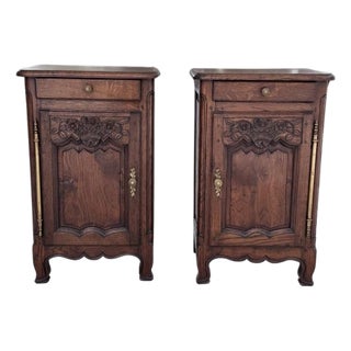 Louis XV Style Oak Jam Cabinet / Cupboard For Sale