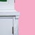 Mid-Century Modern MCM Ornamental White Cabinet For Sale - Image 3 of 6