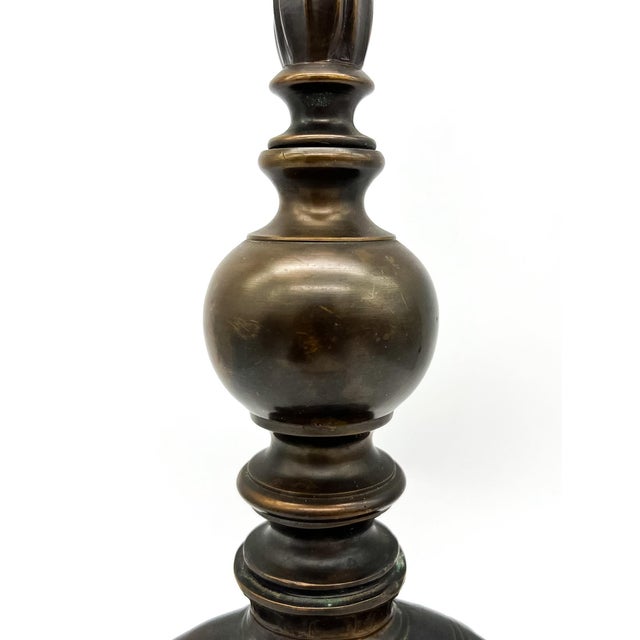 Vintage Brass Elephant Andiron-Style Mantel Decor – Hollywood Regency / Boho Global For Sale - Image 9 of 10
