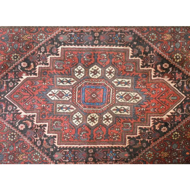 Late 20th Century Vintage Persian Hamadan Rug For Sale - Image 5 of 13