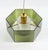 Metal Mid-Century Modern Scandinavian Glass and Brass Pendant Light by Carl Fagerlund for Orrefors, Sweden, 1960s For Sale - Image 7 of 10
