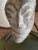 Surrealist Carved Stone Face Sculpture Steel Base Tribal Style Raw Wood Pedestal For Sale - Image 15 of 17