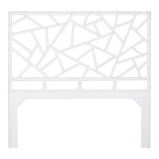 Tiffany Headboard Queen - White For Sale