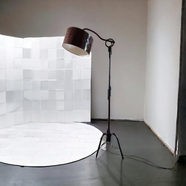 Wrought Iron Floor Lamp, 1940s For Sale - Image 17 of 17