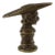 18th / 19th C. Apothecary Bronze Masher Pestle, Figural With Man in Bicorn Hat For Sale