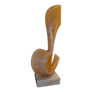 La Flama, Leonardo Nierman Onyx Sculpture