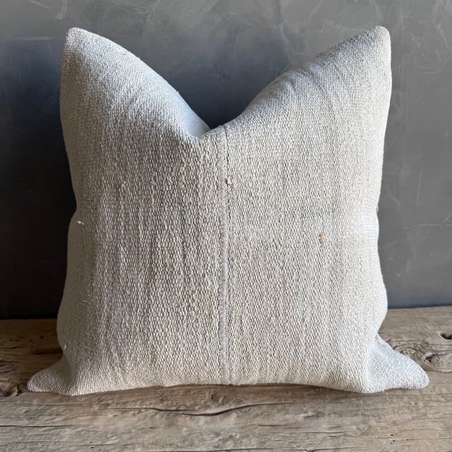 Not Yet Made - Made To Order Vintage Rug Pillow Cover With Original Seams For Sale - Image 5 of 7