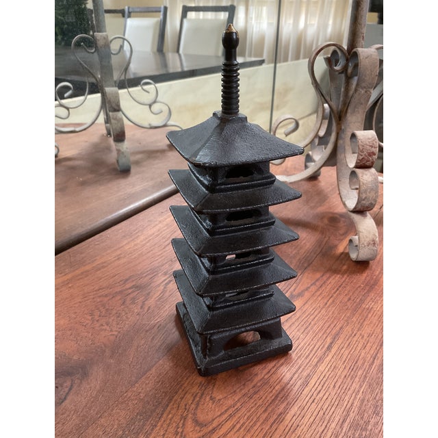 Japanese Mid 20th Century Japanese Cast Iron Incense Table Decor For Sale - Image 3 of 11