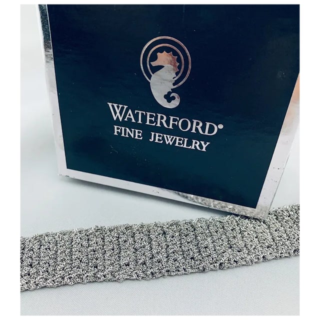 Late 20th Century Waterford Sterling Bracelet For Sale - Image 4 of 12