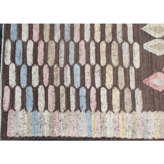 Turkish Kilim Oriental Handmade Flatweave 10'10" x 14'2" #18561 For Sale - Image 4 of 8