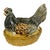French Antique French Desvres Majolica Hen on Nest Covered Dish Francis Masse For Sale - Image 3 of 11