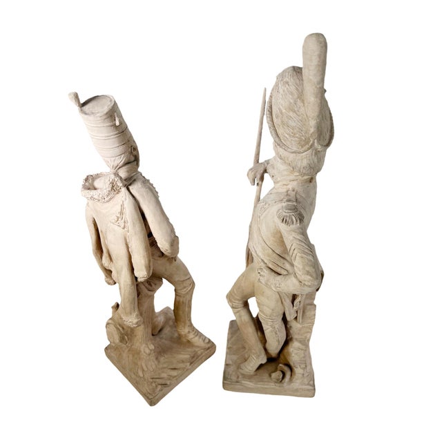 Late 19th Century Late 19th Century Sevres Clay Soldiers Unpainted - a Pair For Sale - Image 5 of 10