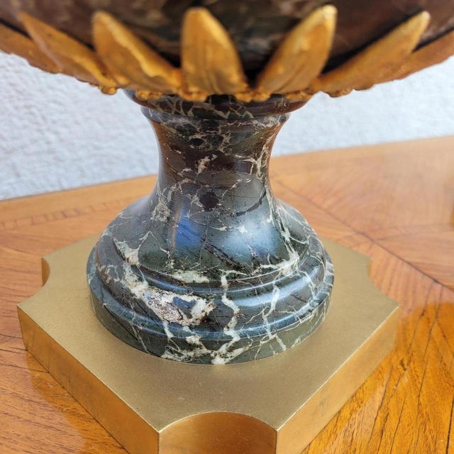 Napoleon III Marble and Gilt Bronze Cassolettes, 19th Century, Set of 2 For Sale - Image 12 of 17