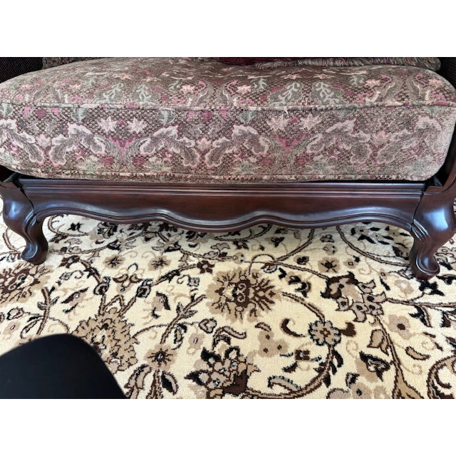 Wood Bernhardt 4 piece Pillow Back living Room Set For Sale - Image 7 of 9