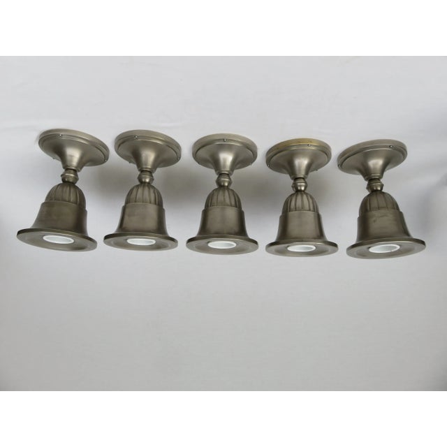 Antique Art Nouveau Ceiling Lights, Set of 10 For Sale - Image 3 of 18