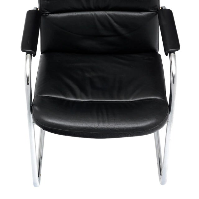 Vintage Klöber Leather Armchairs For Sale In Austin - Image 6 of 10