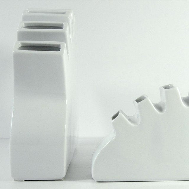 1980s Postmodern Ceramic Vases from Serax, 1980s, Set of 2 For Sale - Image 5 of 10