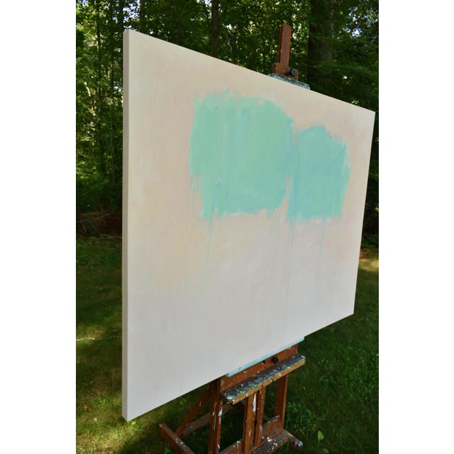 Paint Floating Kiss, by Stephen Remick. Large Contemporary Acrylic Abstract Painting. For Sale - Image 7 of 11