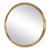 Kenneth Ludwig Chicago Atkinson Modern Brass Round Mirror For Sale - Image 4 of 6