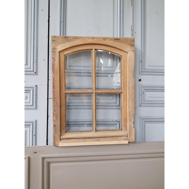 Arched Windows in Pine, Set of 2 For Sale - Image 3 of 10