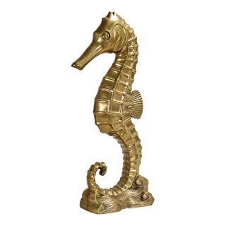 Art Deco Style Seahorse Sculpture or Figure For Sale