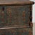 19th Century Blue Painted Carved Flat Top Trunk With Drawer From Hungary For Sale - Image 9 of 14
