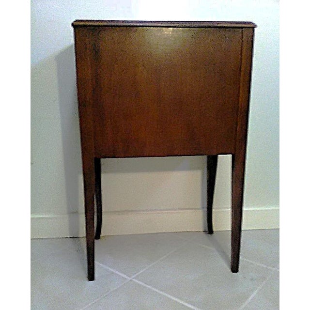 Traditional Vintage Mid-Century Arts & Craft/Mission Style Sewing Table/Stand For Sale - Image 3 of 12