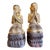 Pair of Burmese Disciples Circa 19th C. For Sale