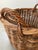 Wood Mid 20th Century Rustic French Woven Grapevine Gathering Basket For Sale - Image 7 of 12