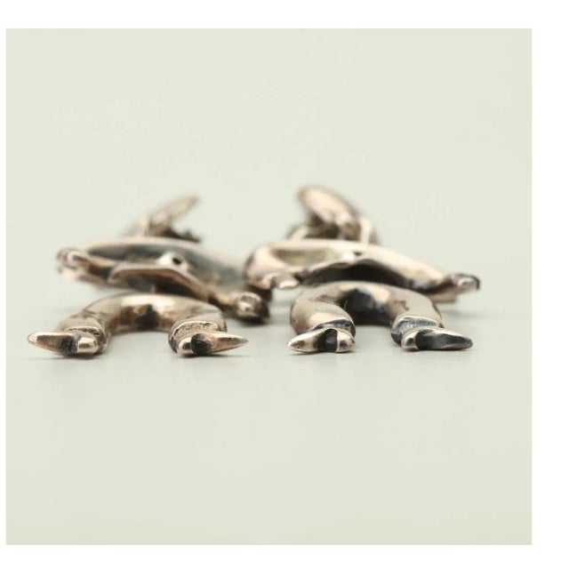 This is part of Chairish’s Costume Jewelry assortment. Rare Unique Mexico "Day of the Dead" Cowboy Vintage Hallmarked...