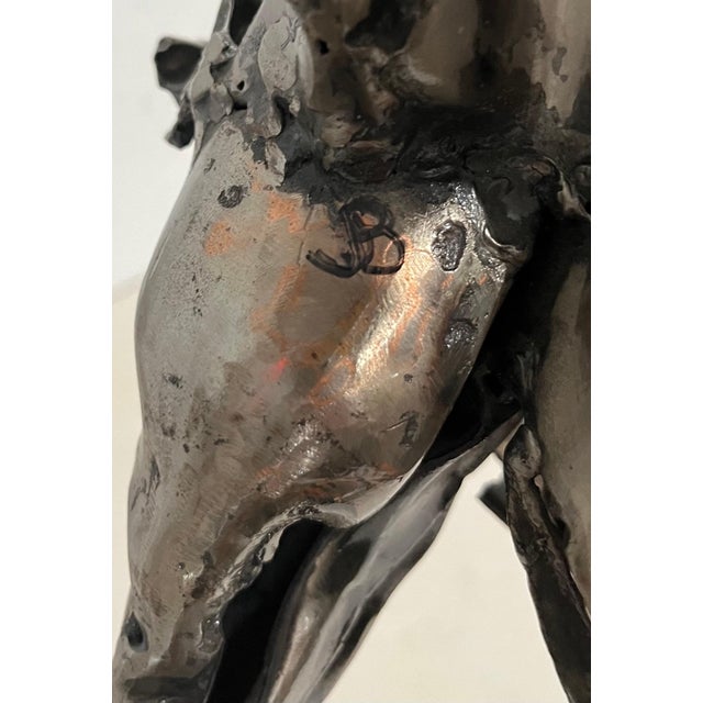 Judith Brown, Abstract Expressionist Figurative Dancer Welded Metal Sculpture Judith Brown, c.1960's For Sale - Image 13 of 14