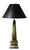Mid 20th Century Mid 20th Century Brass Obelisk Table Lamp For Sale - Image 5 of 9