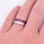 Late 20th Century Vintage Eternity Wedding Ring in White Gold and Natural Rubies, Size 6 For Sale - Image 5 of 5