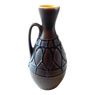 Mid-Century Brown Bay Keramik Vase, W. Germany For Sale