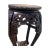 Brown Mid-Century Chinese Carved Rosewood Marble Top Plant Stand Table/ Pedestal For Sale - Image 8 of 11
