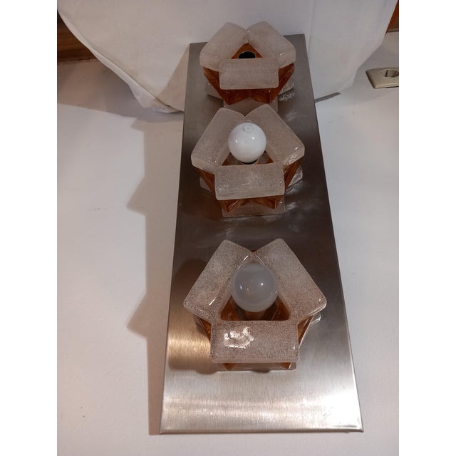 Brown Wall Lamp by Albano Poli for Poliarte, 1960s For Sale - Image 8 of 9